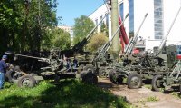 Аренда автокрана для работы на территории Музея Вооруженных сил РФ.