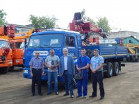 Компания СпецСтрой приобрела первое отечественное КМУ у АО "Галичский автокрановый завод"