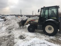 Ремонтные работы и уборка снега на ТЭЦ-27